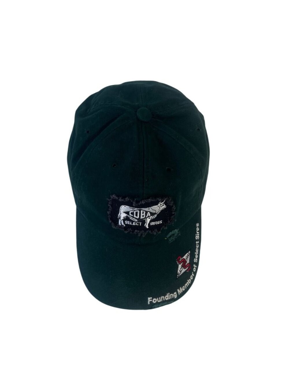 Coba Select Sires Embroidered Baseball Cap OS Green Adjustable Cow Farm - Picture 3 of 9